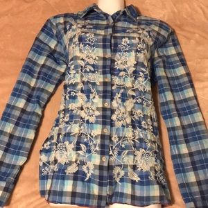 Johnny was button down top